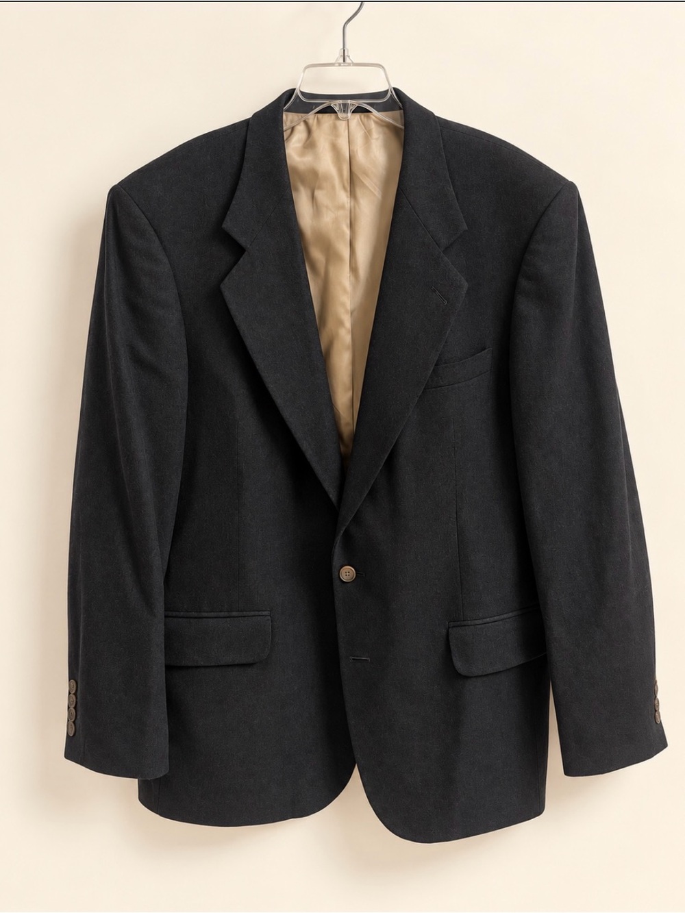 Oscar de la Renta Men’s Tailored Wool/Cashmere Blazer Sz 46L